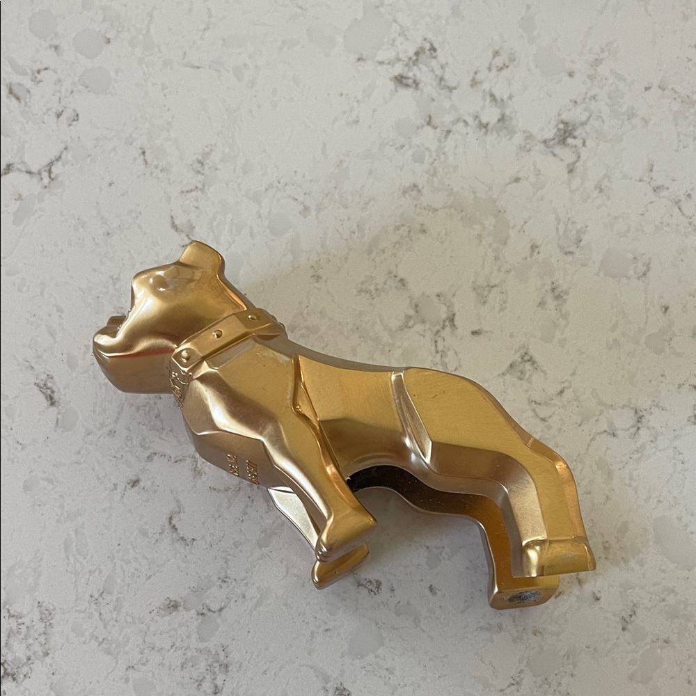 Gold Dog Figurine